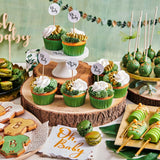 FunCakes roll fondant Botanical Green: Fácil de usar, liso, flexible, suave y maleable, perfecto para decorar tartas, halal, kosher y sin gluten, 250g Naty Shop Sugarpaste