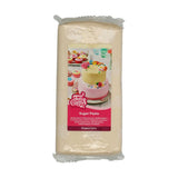 FunCakes Rollo Fondant Elegant Marfil: Fácil de usar, liso, flexible, suave y maleable, perfecto para decorar tartas, halal, kosher y sin gluten. 1 kg de pasta de azúcar Naty Shop Default Title