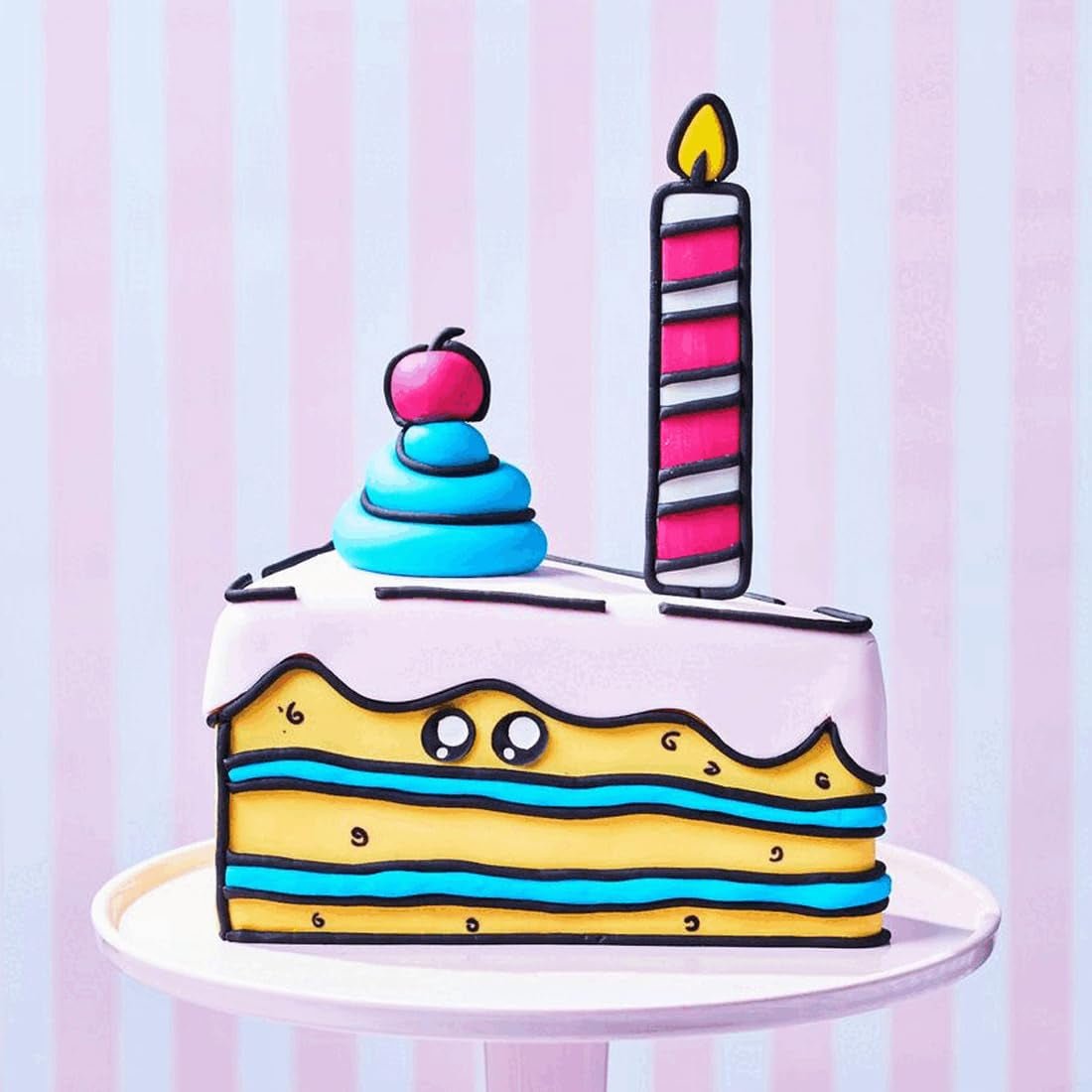 FunCakes Fondant Laminado Azul Mar: Fácil de usar, liso, flexible, suave y maleable, perfecto para decorar tartas, halal, kosher y sin gluten. 1 kg de pasta de azúcar Naty Shop