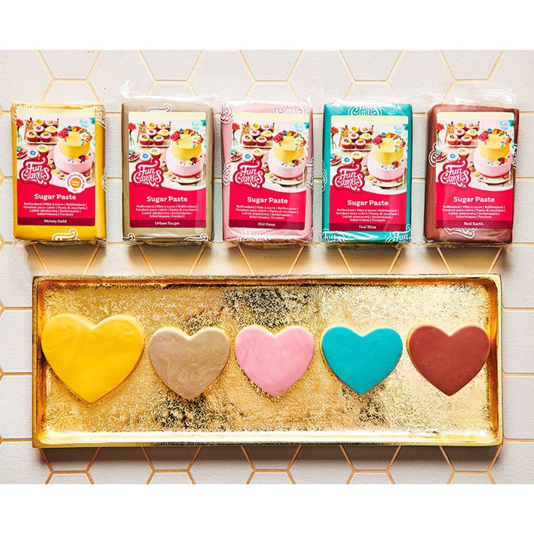 FunCakes Fondant Laminado Urban Taupe, Fácil de Usar, Suave, Flexible, Blando y Flexible, Perfecto para Decorar Tartas, Halal, Kosher y Sin Gluten, Paquete de 250g 1 Pasta de Azúcar Naty Shop