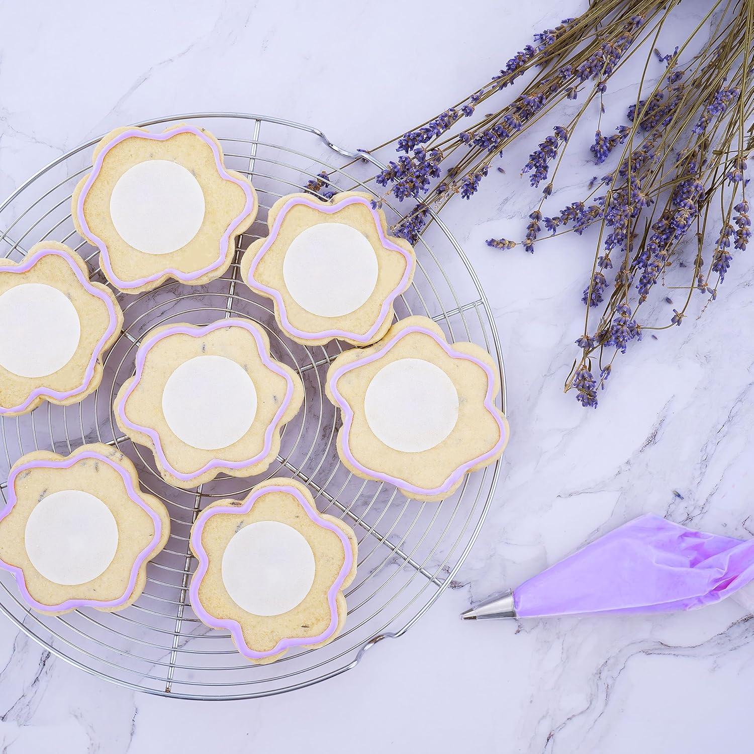 Günthart BackDecor Royal Glaseado en cubeta con 300g de polvo para decorar pasteles o como cobertura, 1 paquete (300g) de Pasta de Azúcar Naty Shop