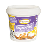 Günthart BackDecor Royal Glaseado en cubeta con 300g de polvo para decorar pasteles o como cobertura, 1 paquete (300g) de Pasta de Azúcar Naty Shop