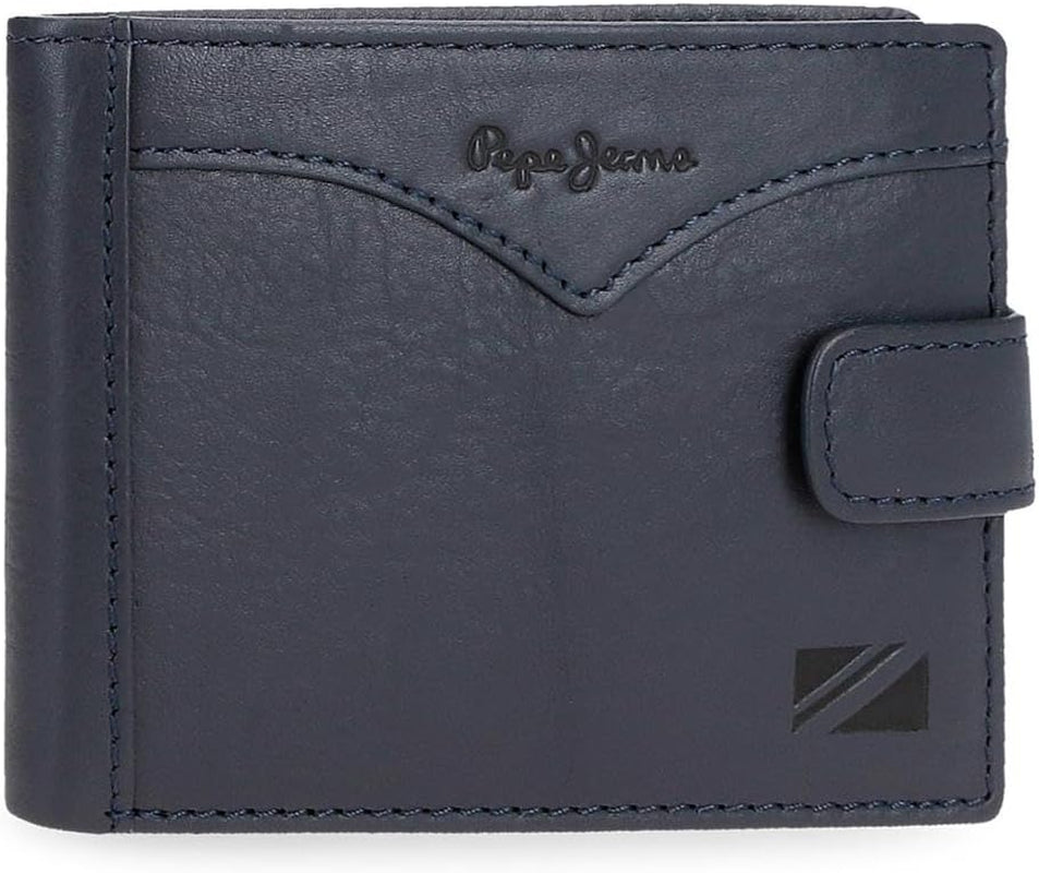 Pepe Jeans Jacket Cartera Cierre Horizontal Click Talla Única Cartera Hombre Naty Shop Azul