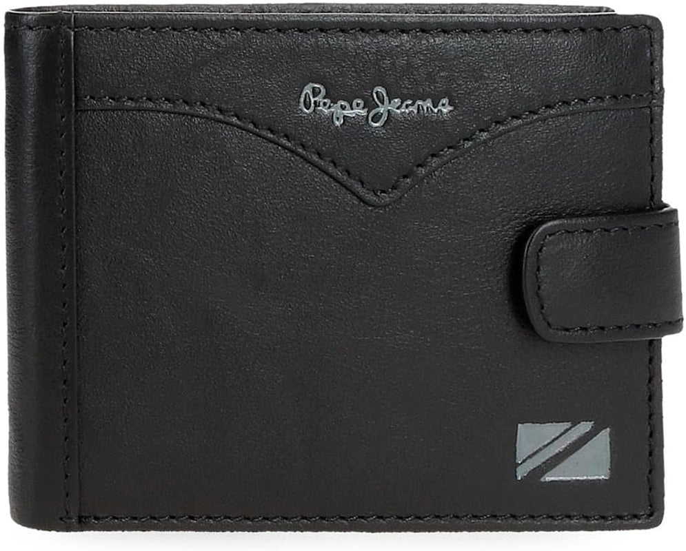 Pepe Jeans Jacket Cartera Click Horizontal Talla Única Cartera Hombre Naty Shop Negro