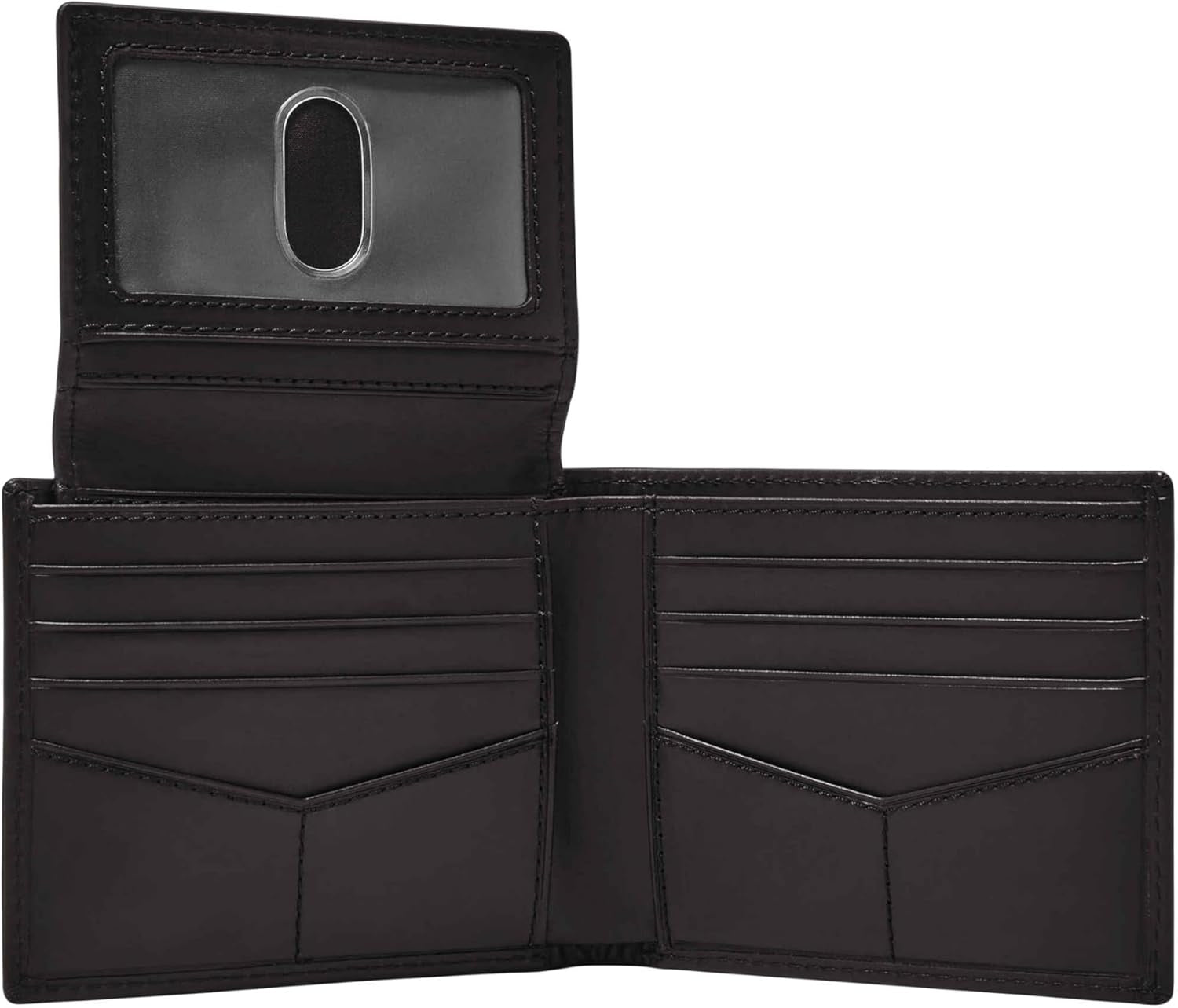 Fossil Derrick Porta pasaporte plegable de cuero con bloqueo RFID para hombre con tarjetero desmontable Cartera para hombre Naty Shop