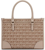DKNY Bolso Tote Satchell Casual para Mujer, Chino/Toffee Bolsos para Mujer Naty Shop