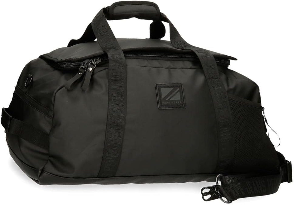 Bolsa de viaje Pepe Jeans Hoxton, negro, 56 x 32 x 25,5 cm, poliéster y PU, multicolor (multicolor), única, bolsa de viaje Equipaje y equipo de viaje Naty Shop Título predeterminado