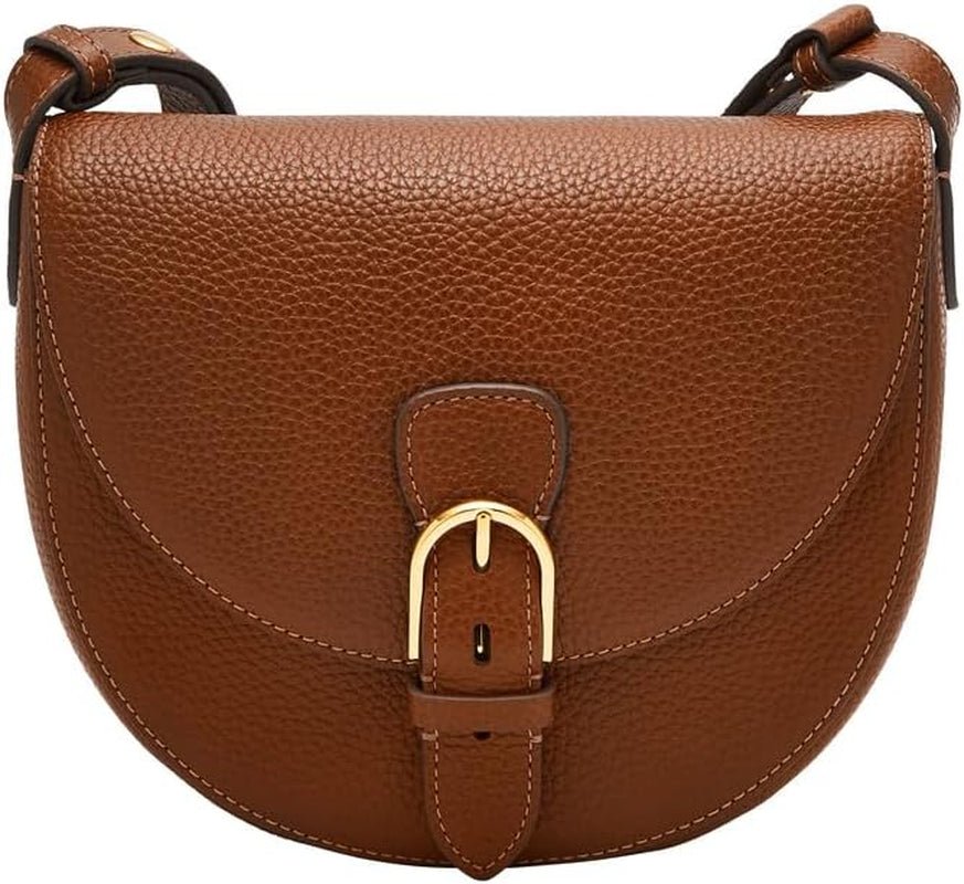 Fossil Bolso Everleigh de Piel o Algodón para Mujer Bolsos Mujer Naty Shop Marrón Ceniza