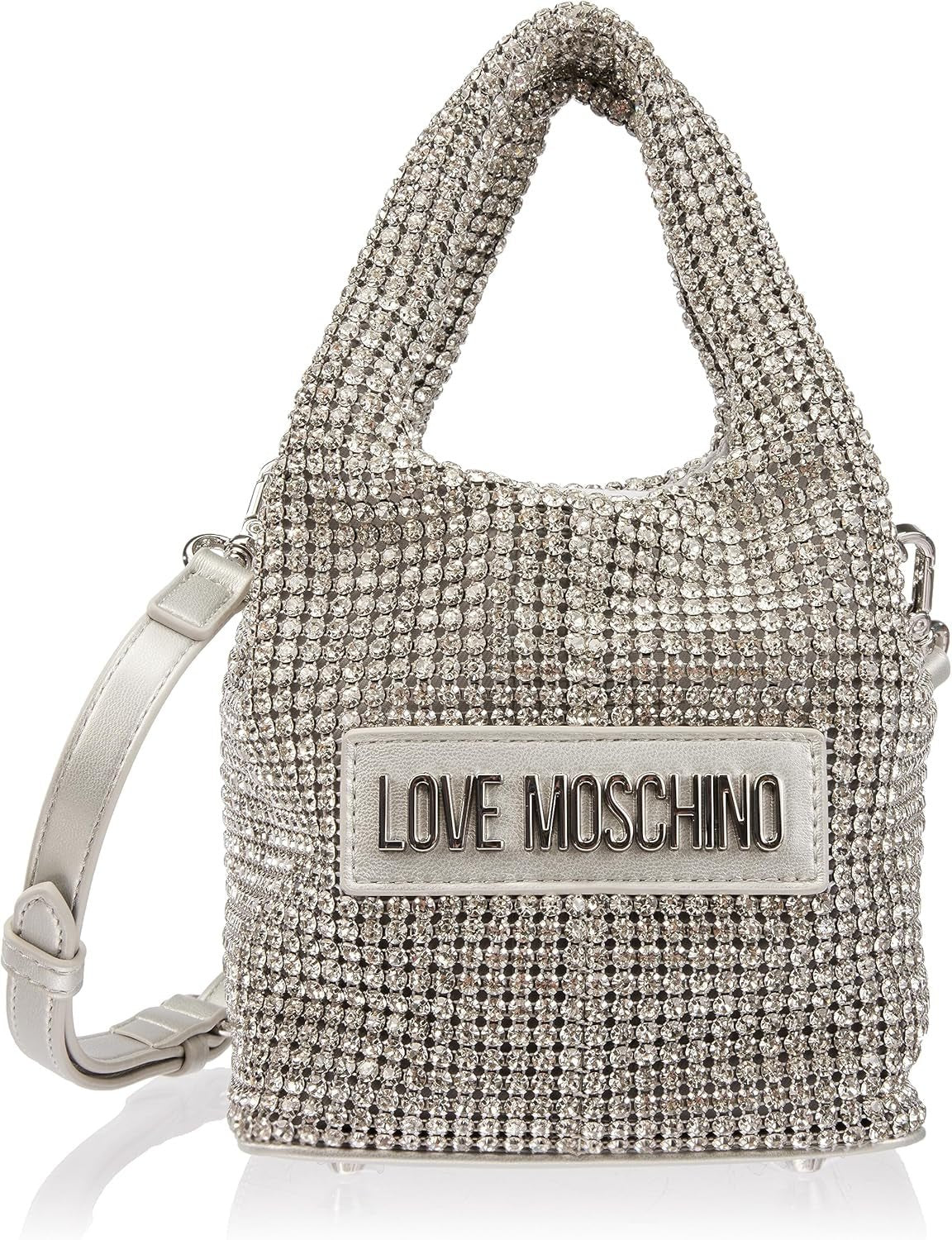 Love Moschino Bolso Mujer Jc4044pp1h, 26X14X14 Bolsos Mujer Naty Shop Argento