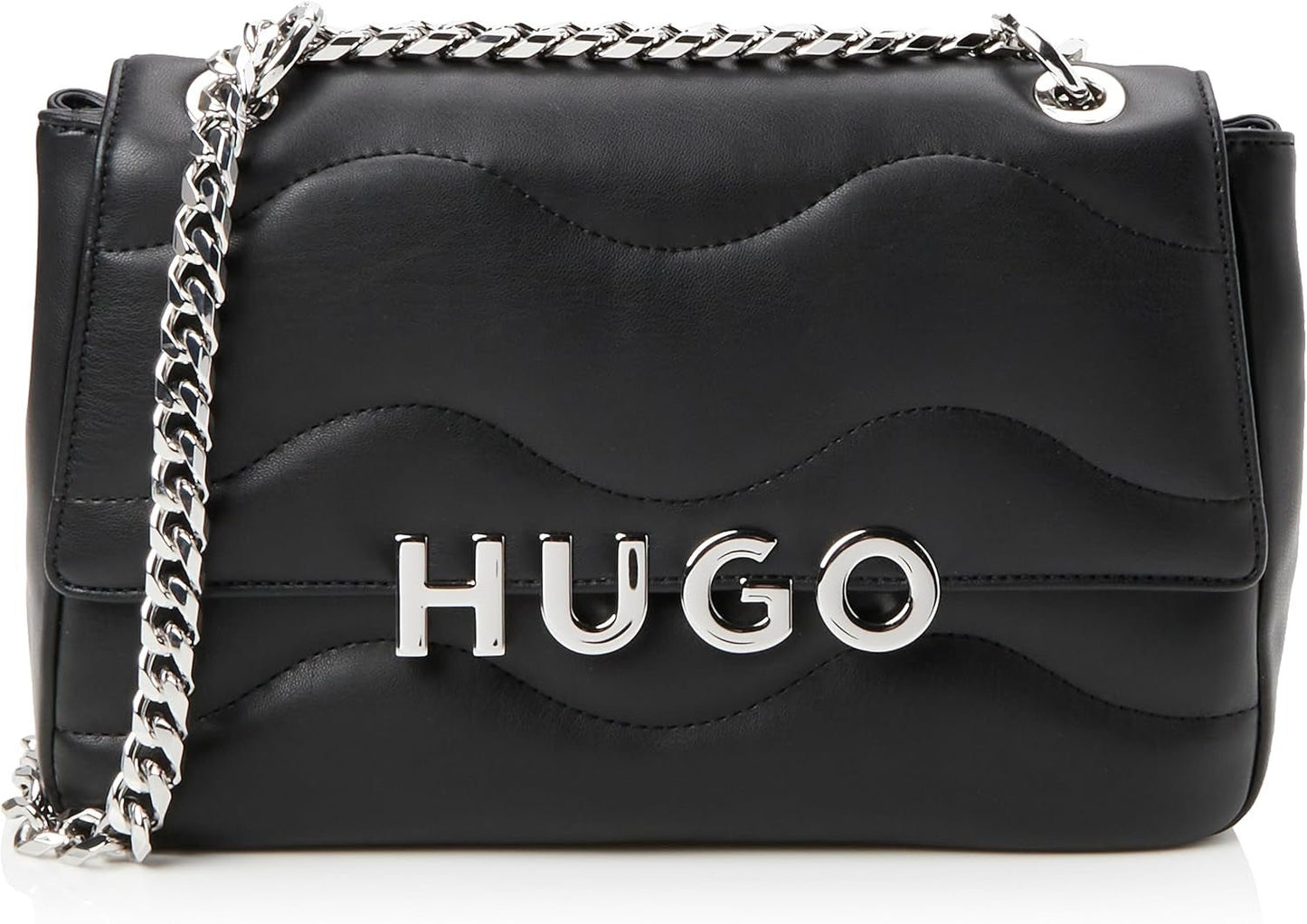 HUGO Ladies Lizzie Bolso De Hombro Mujer Bolsos Naty Shop Black1