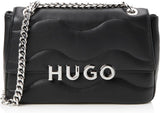HUGO Ladies Lizzie Bolso De Hombro Mujer Bolsos Naty Shop Black1
