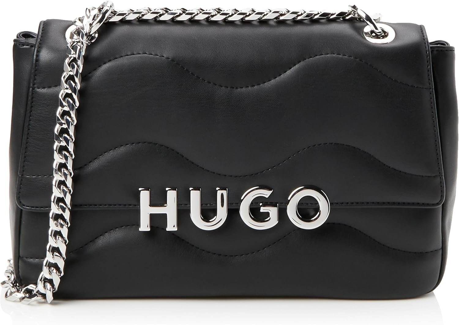HUGO Ladies Lizzie Bolso De Hombro Mujer Bolsos Naty Shop Black1
