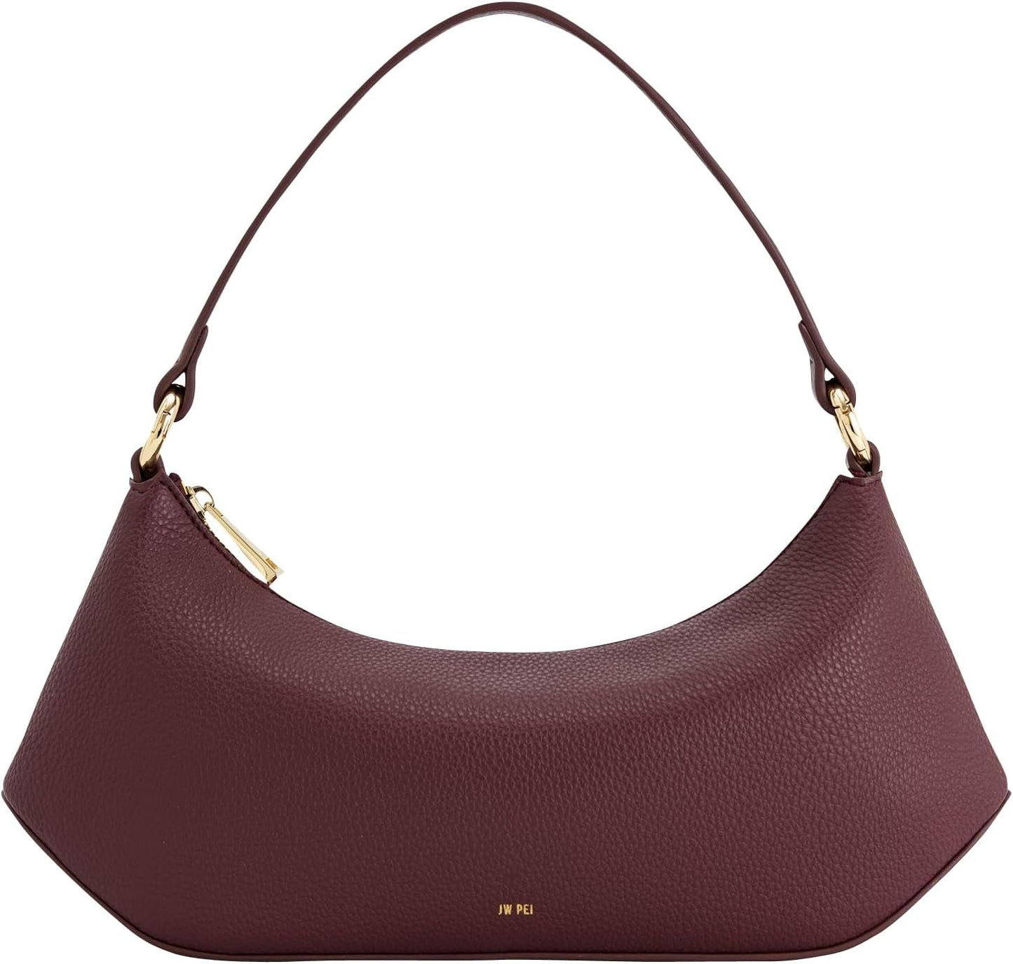 JW PEI Lily Bolso de hombro para mujer Naty Shop Bolsos para mujer Rojo vino oscuro