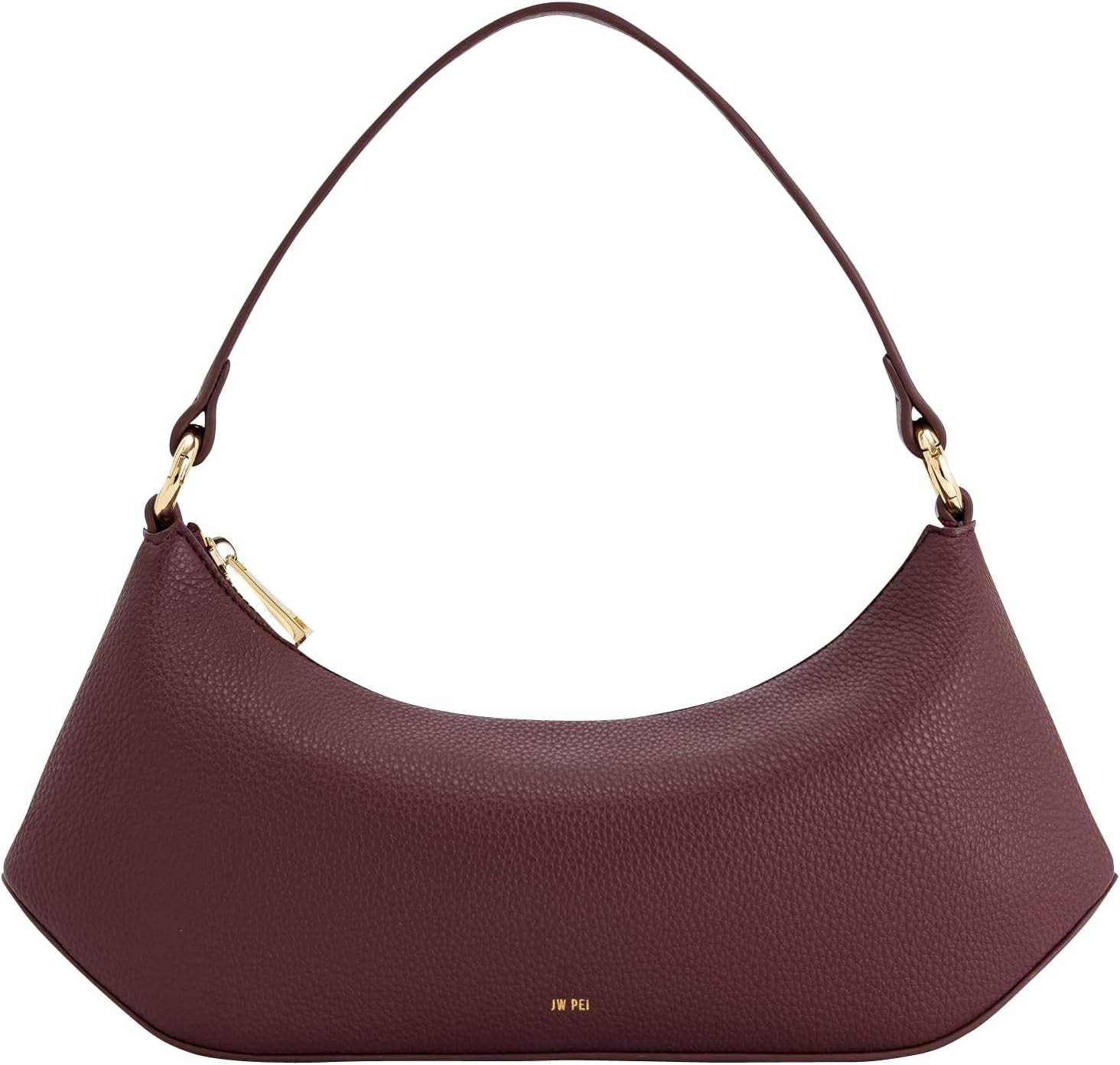 JW PEI Lily Bolso de hombro para mujer Naty Shop Bolsos para mujer Rojo vino oscuro
