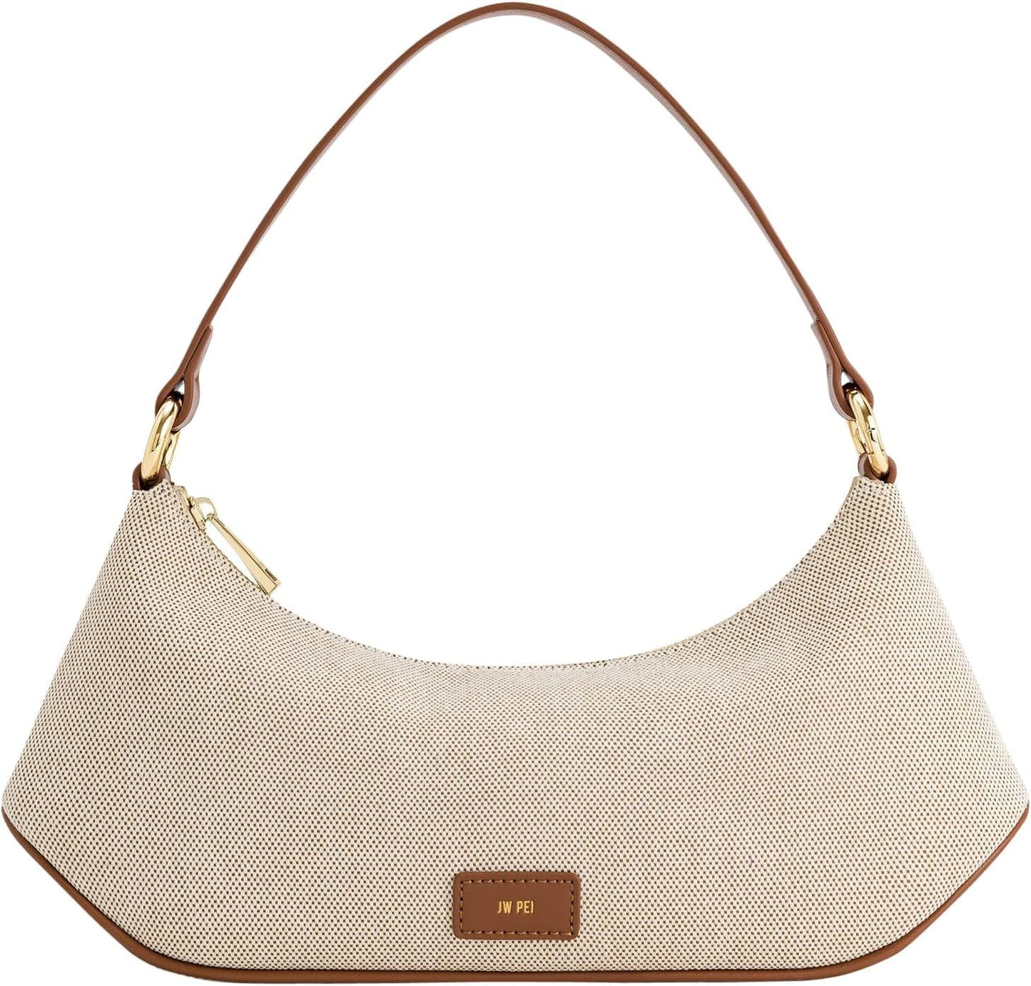 Bolso De Hombro Mujer JW PEI Lily Bags Mujer Naty Shop Lona marrón