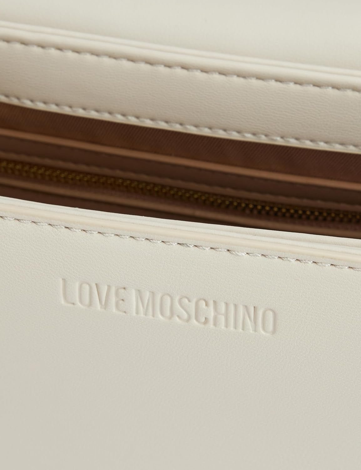 Love Moschino Bolso de hombro de mujer, Blanco Naty Shop Bolsos Mujer