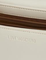 Love Moschino Bolso de hombro de mujer, Blanco Naty Shop Bolsos Mujer