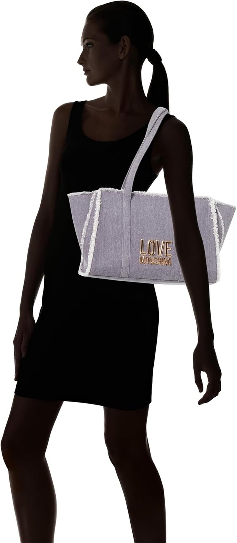 Love Moschino Bolso De Hombro Mujer, Bolso De Hombro Denim, Bolsos De Mujer Denim Naty Shop