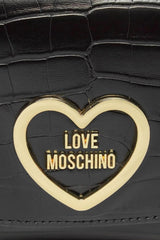 Love Moschino Bolso de hombro de mujer, Negro Naty Shop Bolsos Mujer