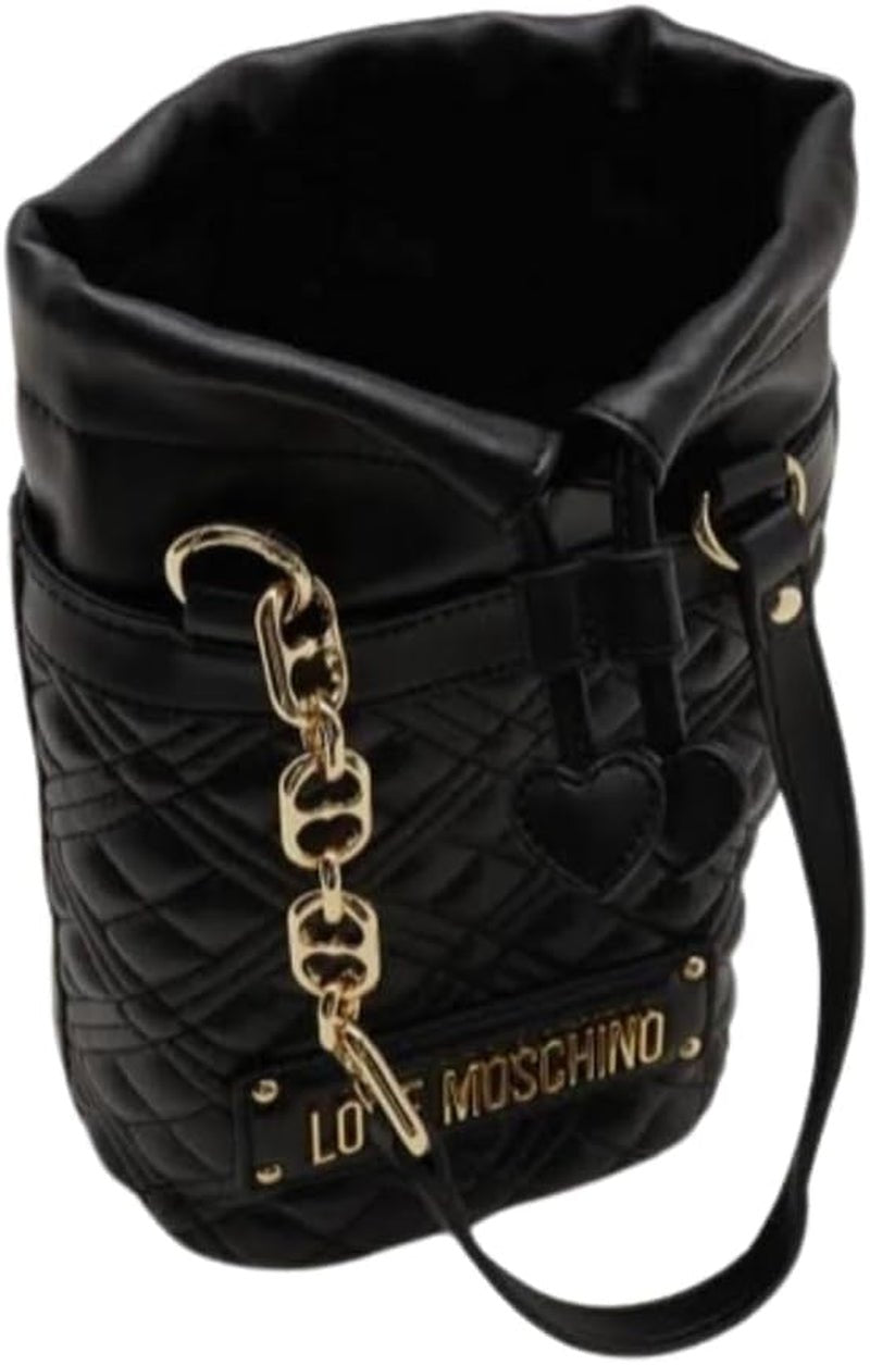 Love Moschino Bolso de hombro de mujer, Negro Naty Shop Bolsos Mujer
