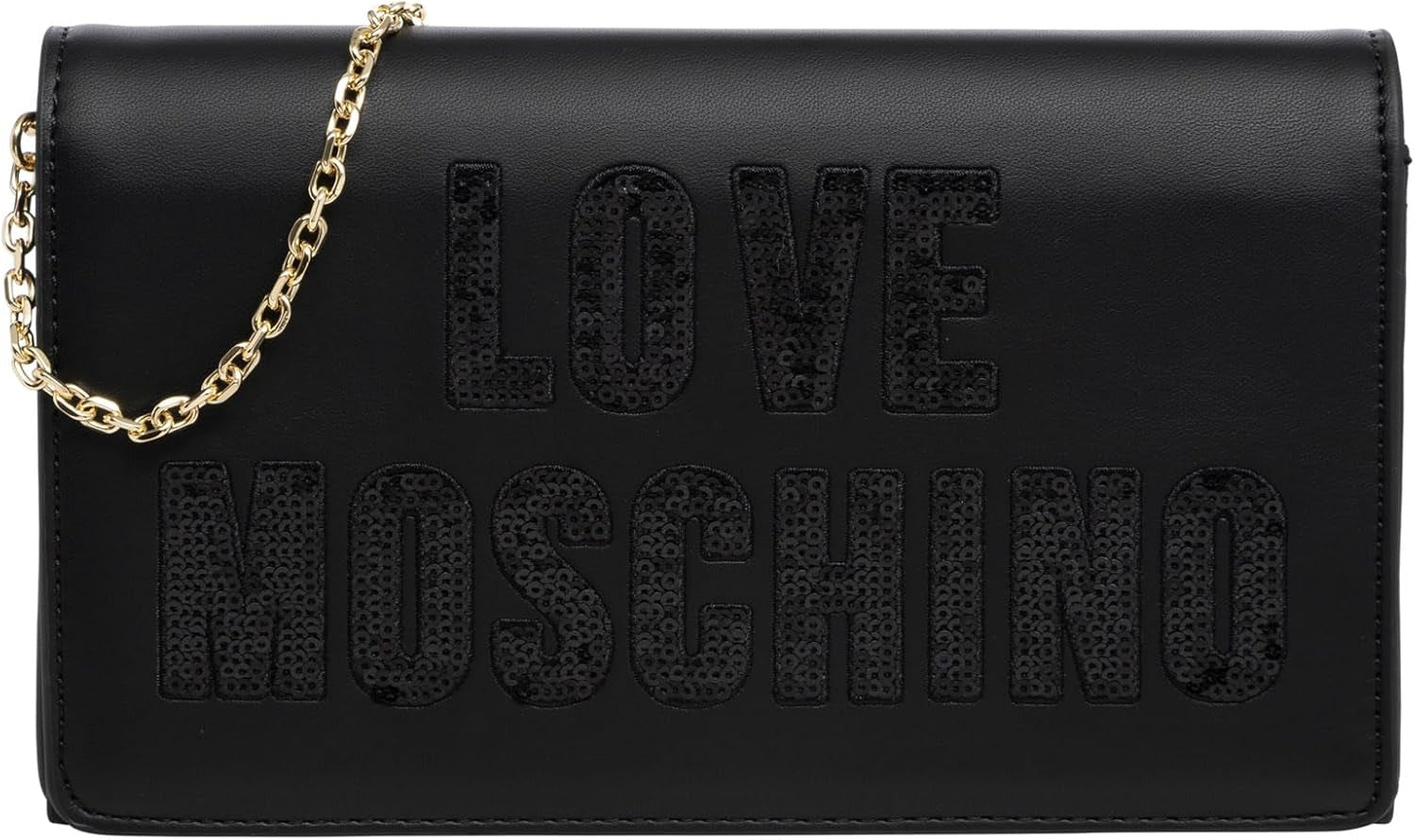 Love Moschino Bolso de hombro para mujer, Bolso de hombro negro, Bolsos de mujer negro Naty Shop Default Title