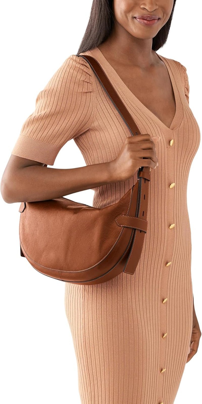 Bolso Mujer Fossil - Harwell Eco Leather Hobo, ZB1847200 - 30,5 cm L x 8,9 cm W x 20,3 cm H Bolsos Mujer Naty Shop