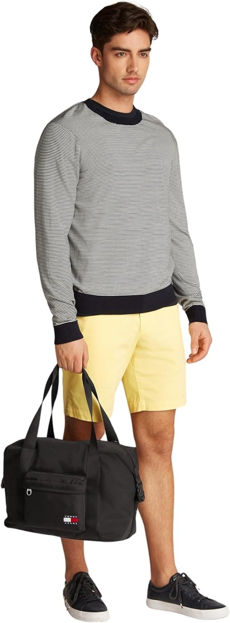 Tommy Jeans Daily Weekender Duffel Bag para Hombre, Negro, Talla Única Equipaje y Equipamiento de Viaje Naty Shop
