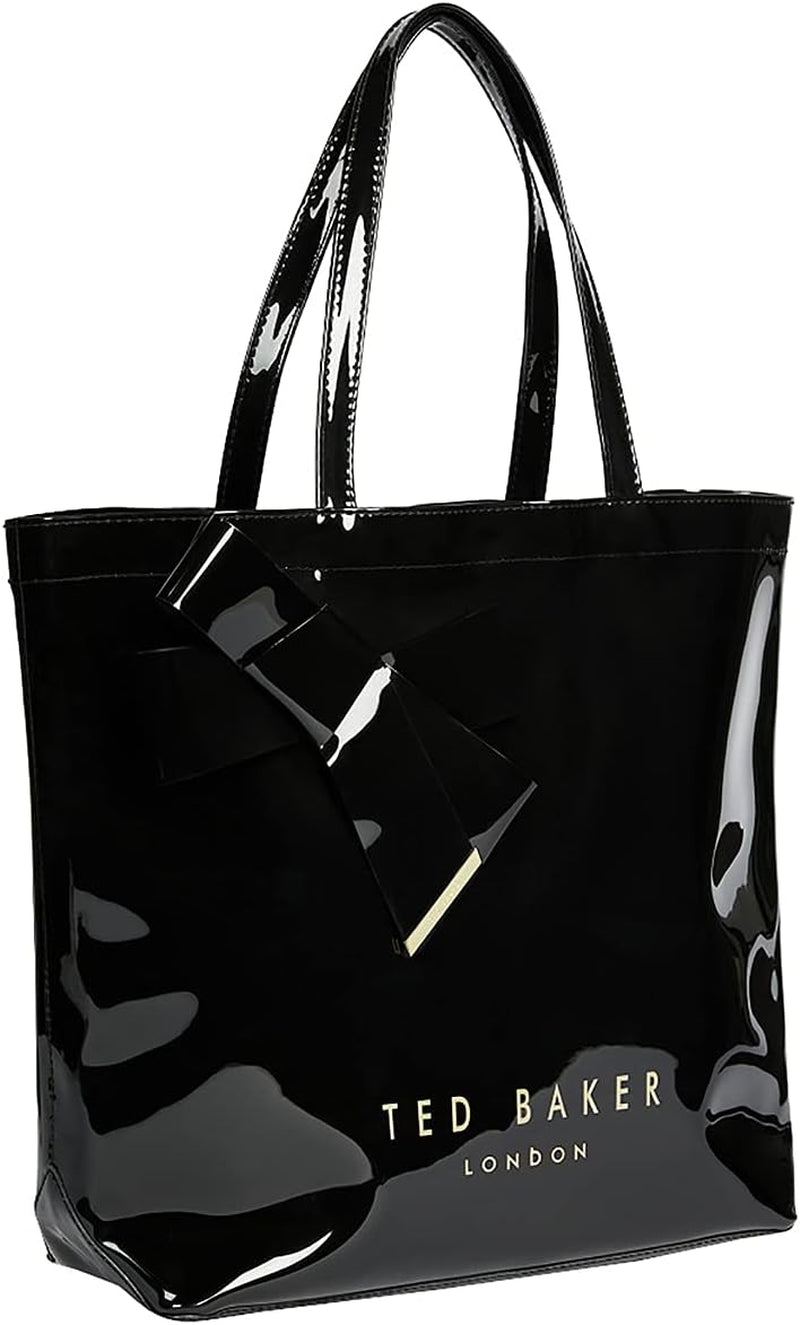 Ted Baker Nicon Vinyl Bow Bag Bolsos Mujer Naty Shop Negro