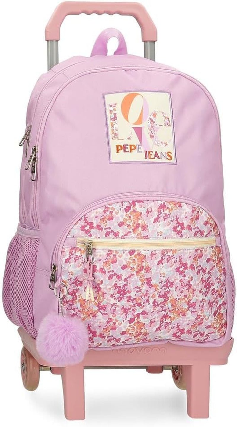 Bolso Sandra de Pepe Jeans, el tamaño perfecto para mochila, maletín o bolso de mano, de Joumma Bags Mochilas y carteras premium Naty Shop Mochila 45 + Trolley