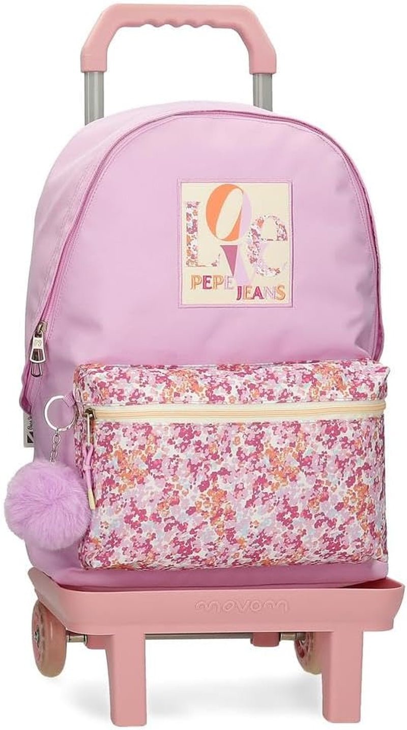 Bolso Sandra de Pepe Jeans, el tamaño perfecto para mochila, maletín o bolso de mano, de Joumma Bags Mochilas y carteras premium Naty Shop Mochila 42 + Trolley