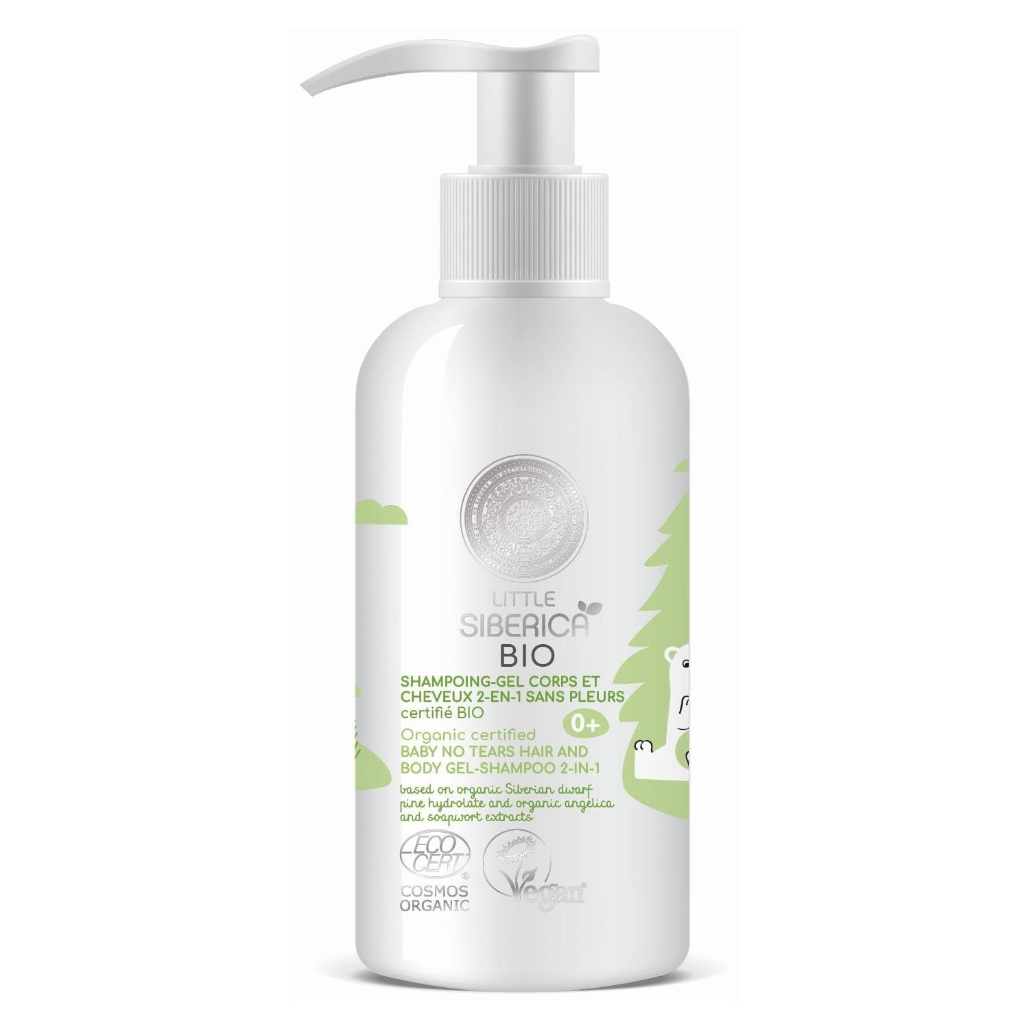 Gel de ducha - Champú inodoro Corps et Cheveux certifié BIO 250 ml Infantil - Baño y cuidado Naty Shop Default title