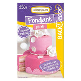 Günthart BackDecor 250 Fondant Verde 100% Vegano Sin Aceite De Palma Resistente Al Desgarro Para Cubrir Tartas Y Pasteles Adecuado Para Modelar 1 Paquete (1 x 250g) Naty Shop Pasta De Azúcar 250G (1 Paquete) Rosa
