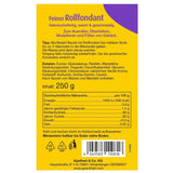 Günthart BackDecor Pasta de azúcar roja 250 g, sin aceite de palma, resistente a la rotura para cubrir tartas y pasteles, apto para modelar, paquete de 2 (1 x 250 g) Pasta de azúcar Naty Shop