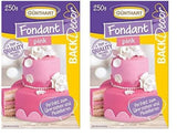 Günthart BackDecor fondant rosa | calidad superior | listo para usar | sin aceite de palma | resistente al desgarro | para recubrir tartas y pasteles | adecuado para modelar | pack de 2 (1 x 250 g) Naty Shop Pasta de Azúcar Rosa 250 G (pack de 2)