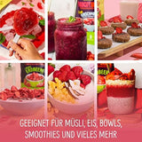 Snacks de frutas ecológicas para niños: 6x15g fresas liofilizadas ecológicas - Frutas liofilizadas - Frutos secos - Pequeños bribones de NutriPur Productos deshidratados Naty Shop