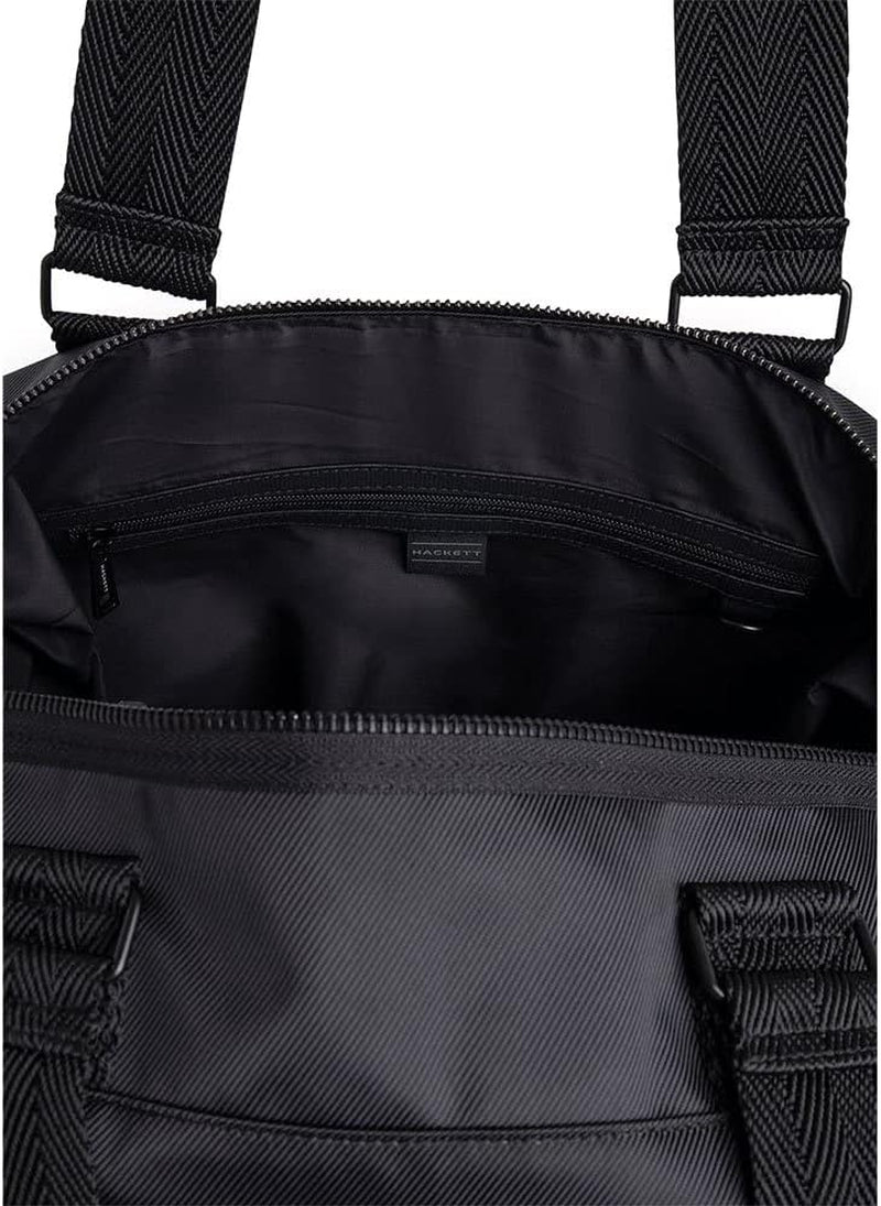 Hackett London Hs Travel Bag Bolsos De Mano Organizadores Y Para Llevar Todo Para Hombre, Negro Equipaje Y Equipo De Viaje Naty Shop