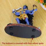 Estatua del dios hindú Kali Ma, Diosa de la India Kali Bhavatarini Estatua del destructor Estatua decorativa de la diosa hindú del tiempo y la muerte Figura Murti Diwali Pooja Regalos Oficina en casa Templo Mandir Altar Puja Artículos Estatuillas y esculturas Tienda Naty