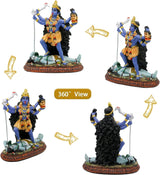 Estatua del dios hindú Kali Ma, Diosa de la India Kali Bhavatarini Estatua del destructor Estatua decorativa de la diosa hindú del tiempo y la muerte Figura Murti Diwali Pooja Regalos Oficina en casa Templo Mandir Altar Puja Artículos Estatuillas y esculturas Tienda Naty