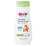 HiPP Baby Care Champú con acondicionador para niños, desenreda el cabello y protege el cuero cabelludo, para pieles sensibles, con extracto natural de almendras ecológico, 1 x 200 ml Infantil - Baño y cuidado Naty Shop Default title