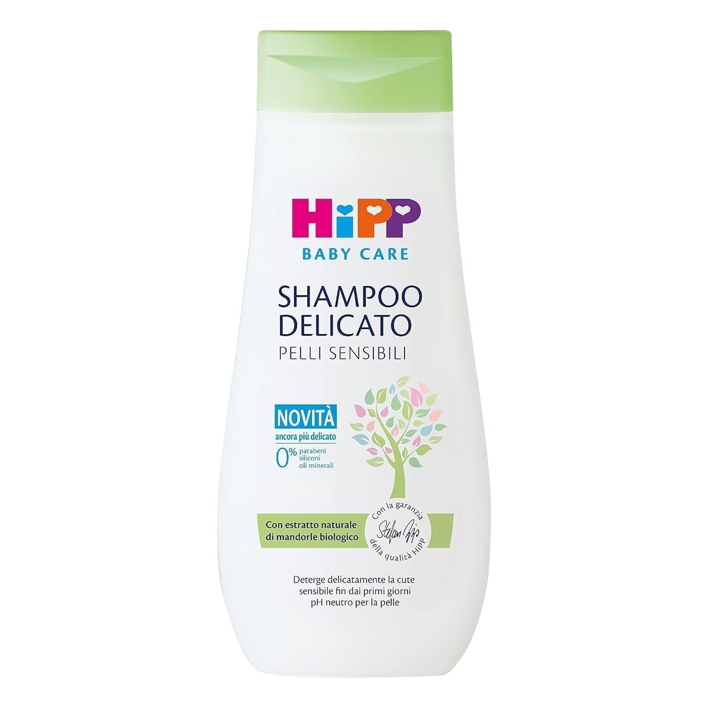 HiPP - Baby Care Champú suave para niños, limpia suavemente e irrita los ojos, para pieles sensibles, con extracto natural de almendras orgánico, 1 frasco de 200 ml Niños - Baño y cuidado Naty Shop Default title
