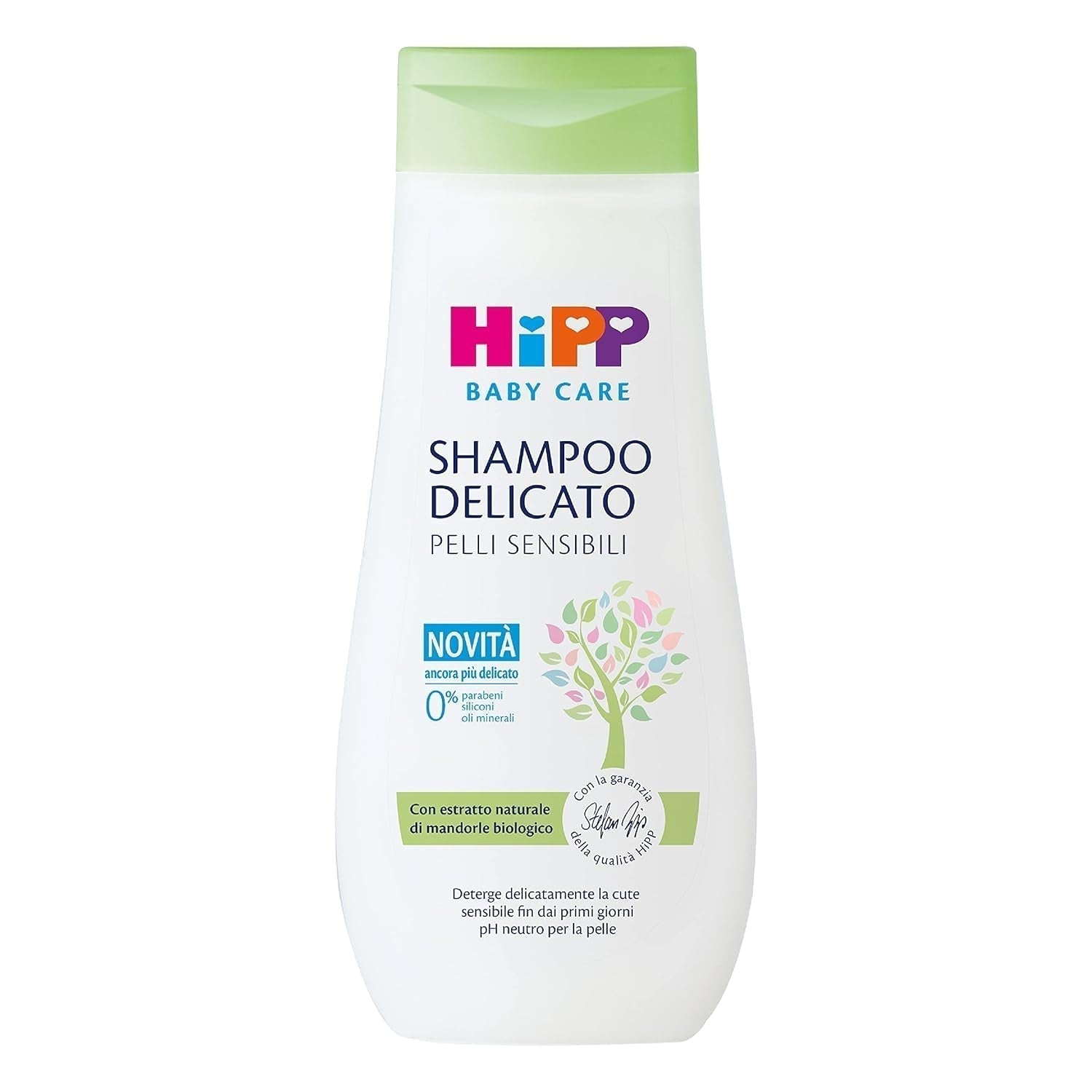 HiPP - Baby Care Champú suave para niños, limpia suavemente e irrita los ojos, para pieles sensibles, con extracto natural de almendras orgánico, 1 frasco de 200 ml Niños - Baño y cuidado Naty Shop Default title