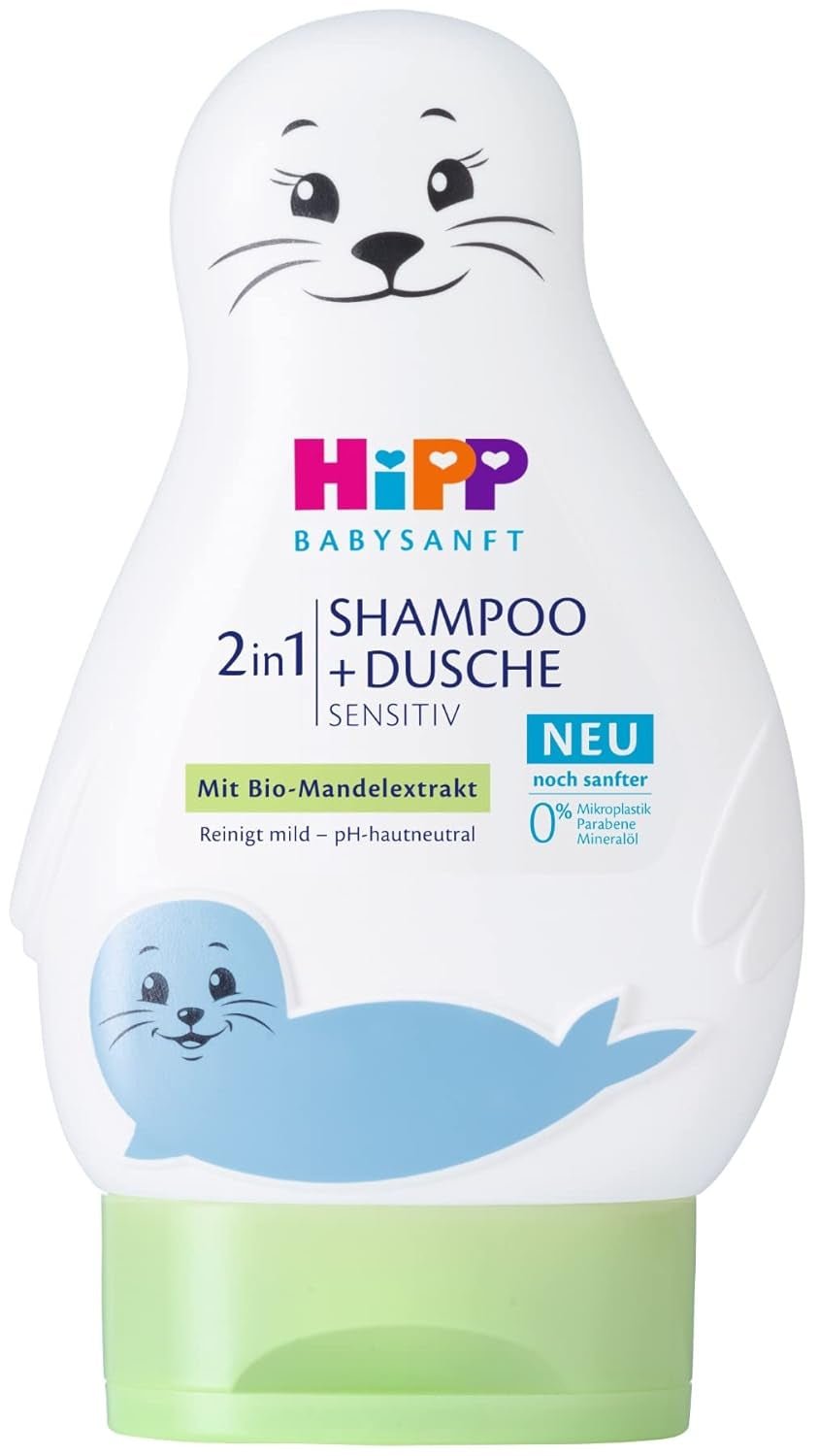 HiPP Babysanft Champú + Ducha 2en1, pack de 6 (6 x 200 ml) Infantil - Baño y cuidado Naty Shop Default title