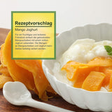 Mango seco Howa - fruto seco de calidad ecológica, natural y sin azufre - ideal para cocinar, hornear o como snack saludable - rodajas de mango - sin azúcar - 1000 g Naty Shop productos deshidratados