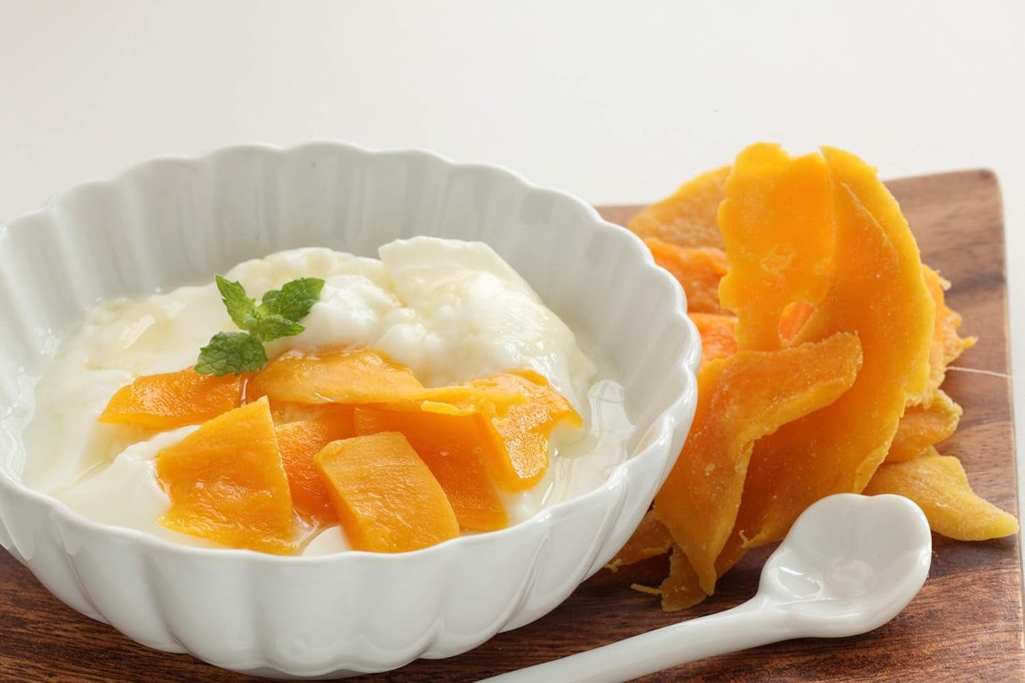 Mango seco Howa - fruto seco de calidad ecológica, natural y sin azufre - ideal para cocinar, hornear o como snack saludable - rodajas de mango - sin azúcar - 1000 g Naty Shop productos deshidratados