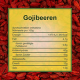 Howa Premium Bayas de Goji 1 KG secas - sin tratar, naturales - superalimento de Asia - ideal para cocinar, hornear o como snack saludable - Bayas de Goji 1000 g Productos deshidratados Naty Shop