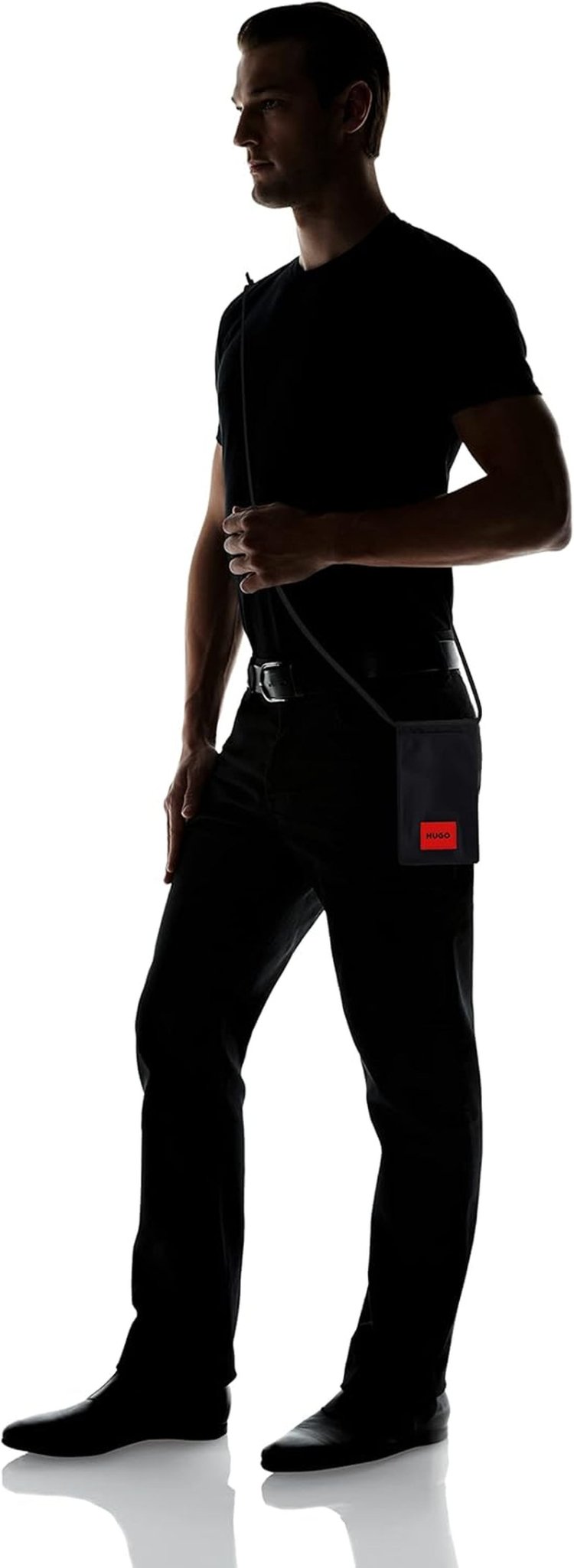 HUGO Ethon 2.0N_neck p Soporte para teléfono para hombre, Black1 Cartera para hombre Naty Shop