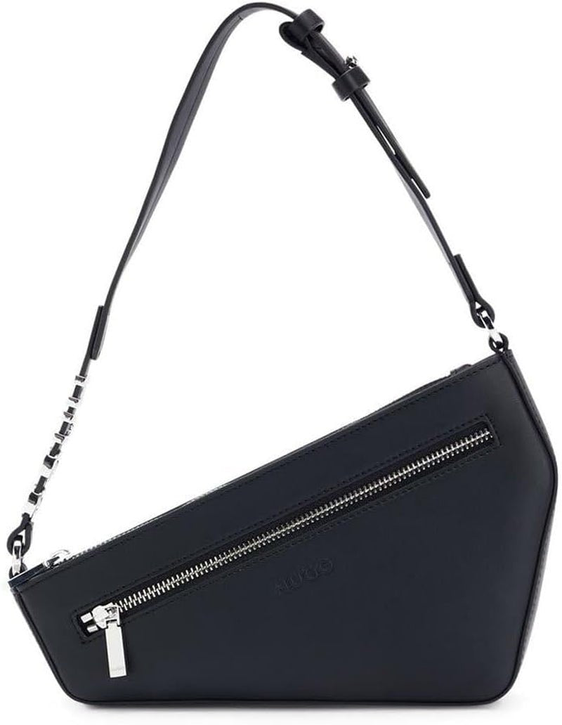 HUGO Mel Saddle R. Bolso de hombro Mujer Bolsos Naty Shop Black1