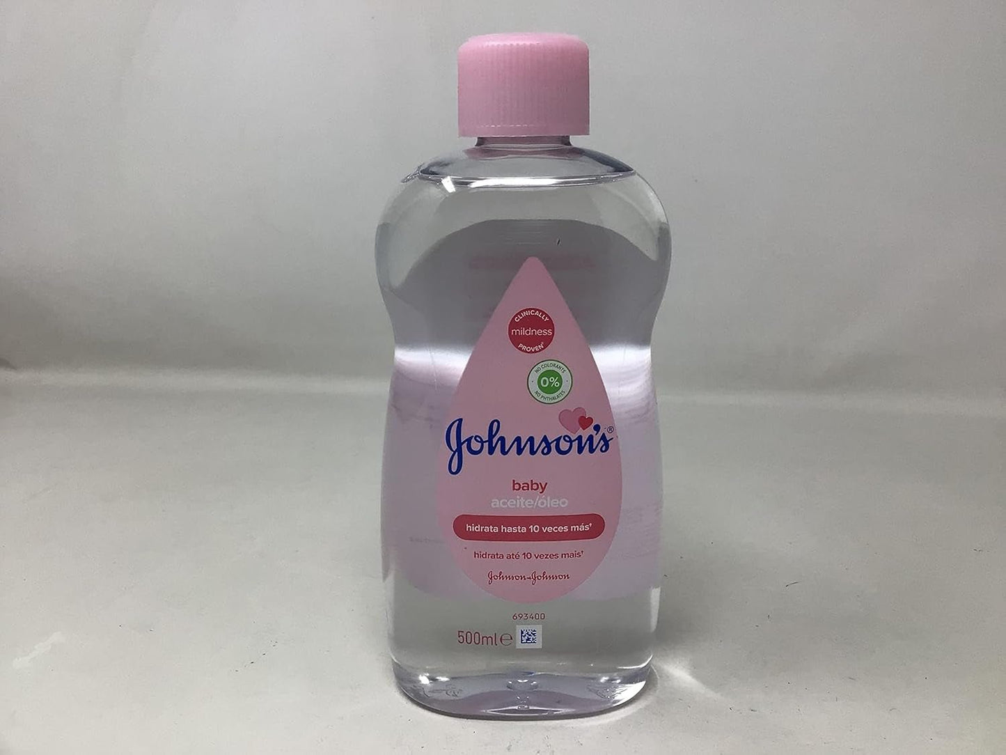 Johnsons JOHNSON'S - Aceite para bebé, (1 X 500 ML) Infantil - Baño y Cuidado de la piel Naty Shop