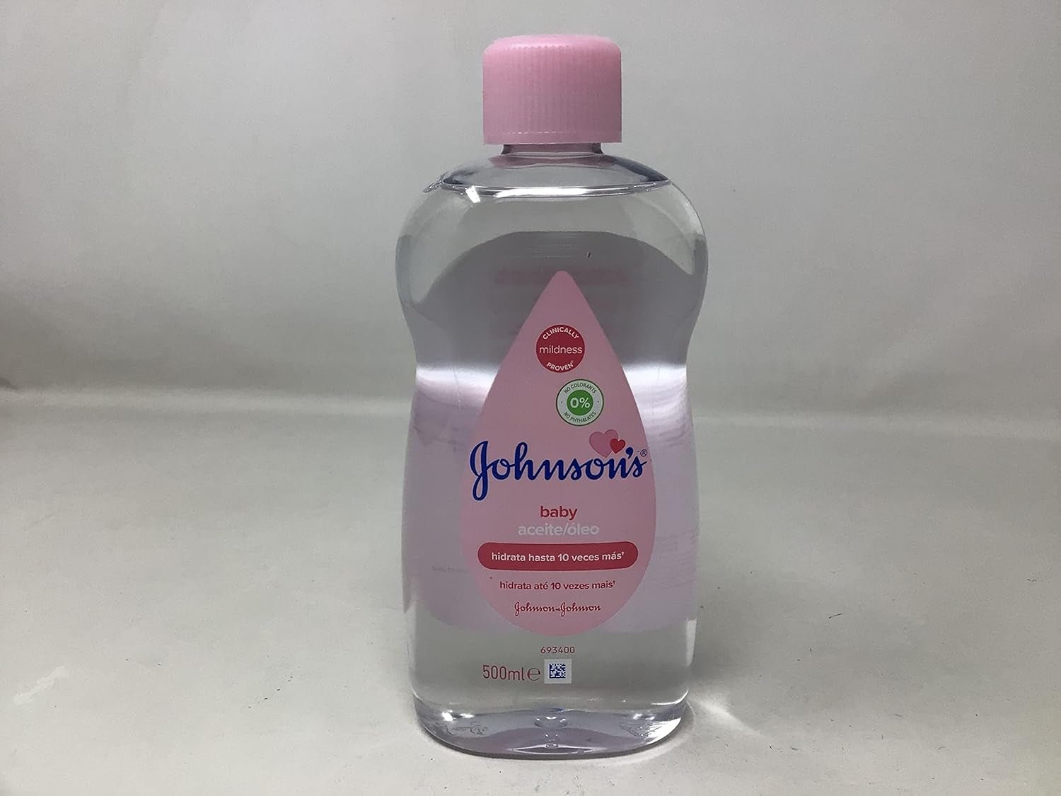 Johnsons JOHNSON'S - Aceite para bebé, (1 X 500 ML) Infantil - Baño y Cuidado de la piel Naty Shop