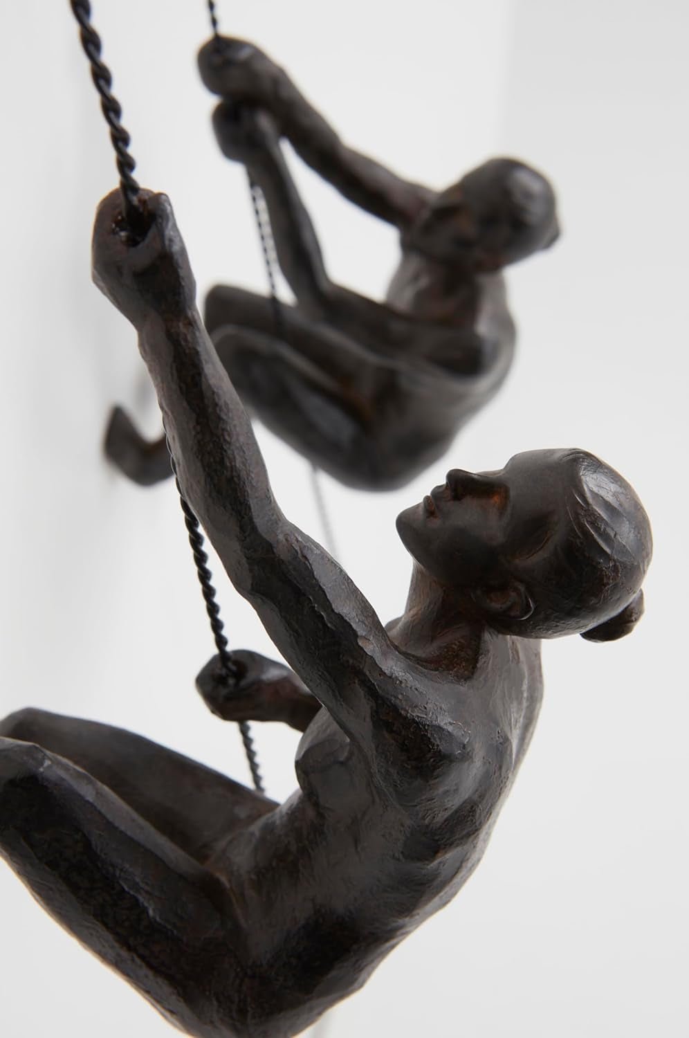 JOTEX Escaladoras Femeninas Figuras decorativas, paquete de 2, marrón óxido Estatuillas y esculturas Naty Shop